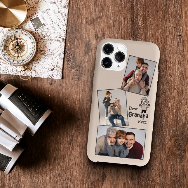  Best Grandpa Ever Photos iPhone Case (Creator Uploaded)