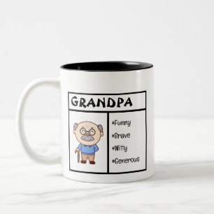 Best Grandpa Ever Profile Mug