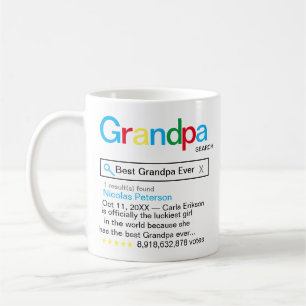 Best Grandpa Ever Search engine Result message Coffee Mug