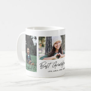 Best Grandpa Ever Three Photo Coffee Mug