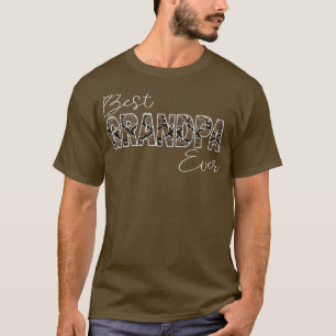 Best Grandpa Ever, Wild Python Matching Granddad B T-Shirt