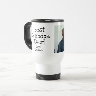best grandpa ever with picture coffee mug