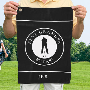 Best Grandpa Golfer Grandfather Modern Sports Pro Golf Towel