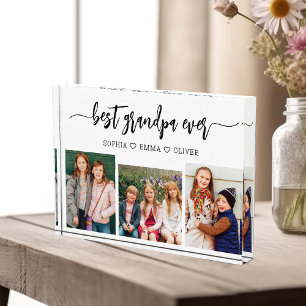 Best Grandpa Grandchildren Photo Collage