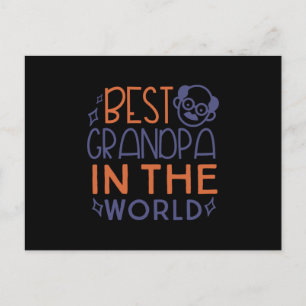 Best Grandpa in the World Postcard