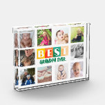 BEST GRANDPA Photo Collage Personalised Modern<br><div class="desc">BEST GRANDPA Photo Collage Personalised Modern</div>