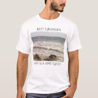 Best Grandpa Photo of Atlantic Ocean Shore Sea