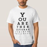 Best Grandpa Typography | Snellen Chart T-shirt<br><div class="desc">Modern and unique gift for grand fathers. Other matching items are available.</div>