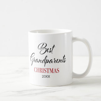 Best Grandparents Christmas Photo Coffee Mug