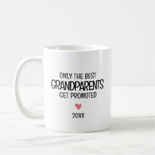 Best Grandparents Get Promoted – Personalized Year Coffee Mug
