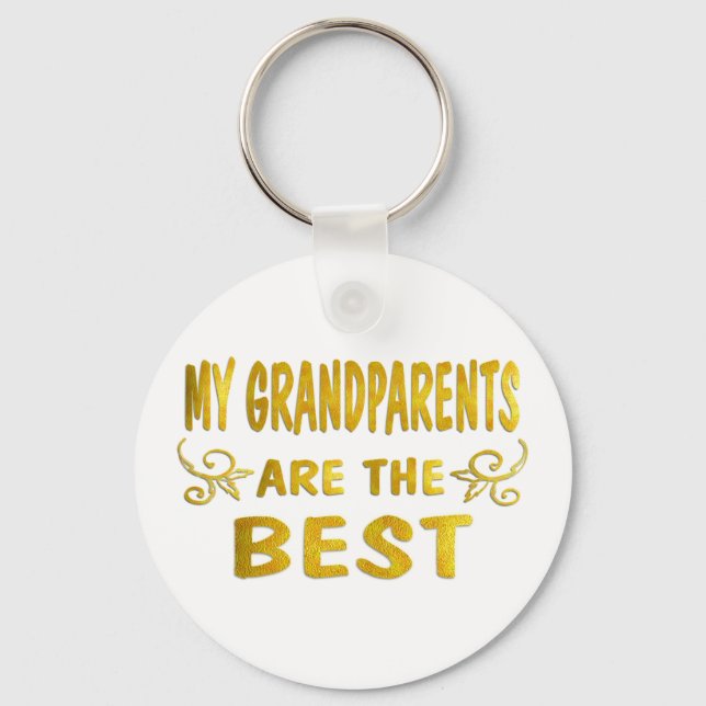 Best Grandparents Key Ring (Front)
