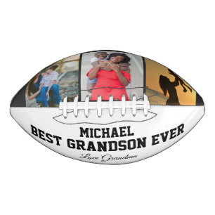 Best Grandson Ever Sports Valentines Day Player American Football