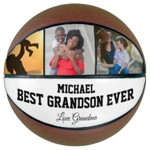 Best Grandson Ever Valentines Day Grandma Sports Basketball