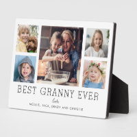 Best Granny Ever 5-Photo Collage Keepsake Custom