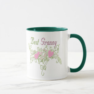 Best Granny Swirling Hearts Mug