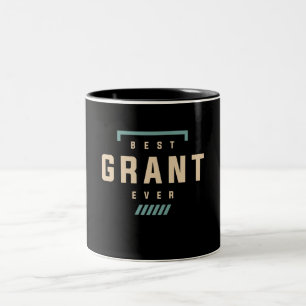 Best Grant Ever Funny Name Grant Two-Tone Coffee Mug