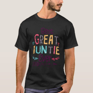 Best Great Auntie Ever Cute Arrow Family Blessing T-Shirt