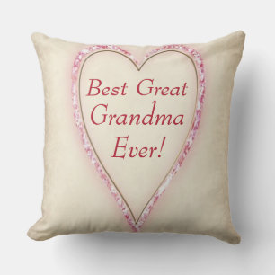 Best Great Grandma Ever Cushion