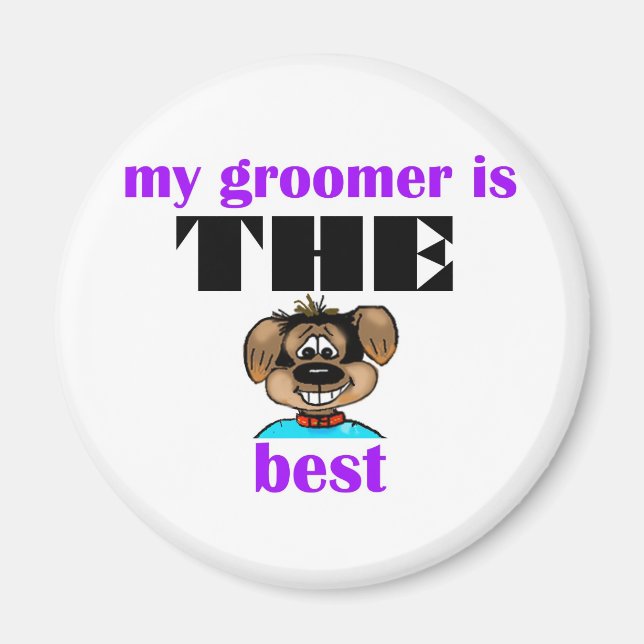 Best Groomer Magnet (Front)