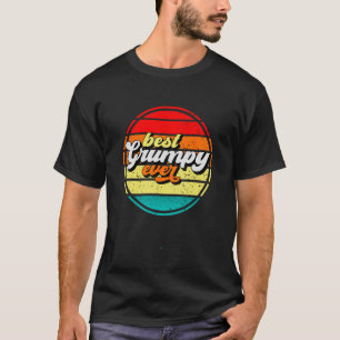 Best Grumpy Ever Father Day Grandpa Retro Vintage T-Shirt