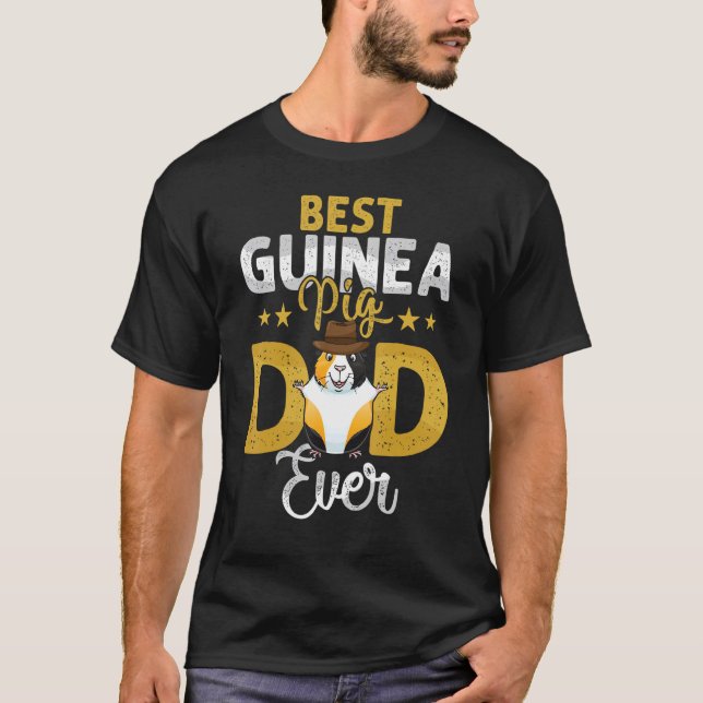 Best Guinea Pig Dad Ever  Guinea Pigs  Owner Mens  T-Shirt (Front)