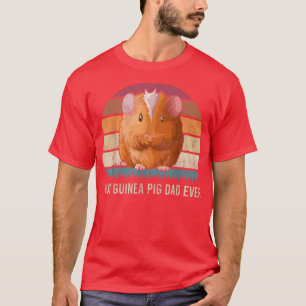 Best Guinea Pig Dad Ever Vintage For Rodent Rat Lo T-Shirt