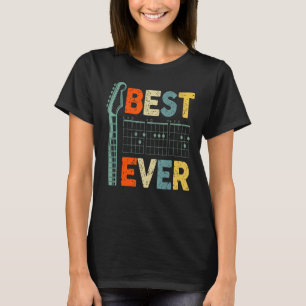 Best Guitar Dad Ever Chords Best Dad Guitar Guita T-Shirt