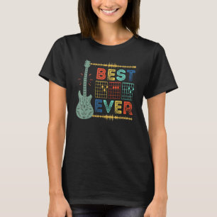 Best Guitar Dad Ever Chords Best Dad Guitar Guita T-Shirt
