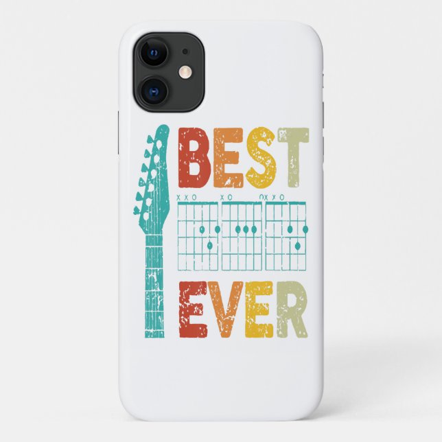Best guitar dad ever chords best dad guitar shirt  Case-Mate iPhone case (Back)