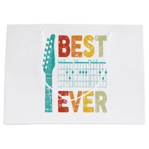Best guitar dad ever chords best dad guitar shirt large gift bag