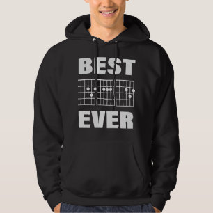 Best Guitar Dad Ever - Funny Guitar Gift For Dad Hoodie