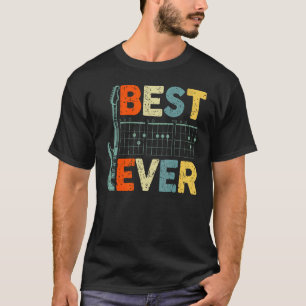 Best Guitar Dad Ever Guitarist Father Day Chord G T-Shirt