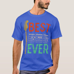 Best Guitar DAD Ever Music chords Father Musician T-Shirt