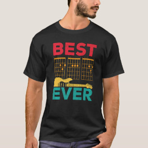 Best Guitar Dad Ever Musician Papa T-Shirt