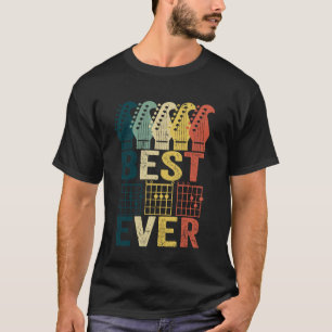 Best Guitarist Dad Ever Chord Guitar Musician Fath T-Shirt