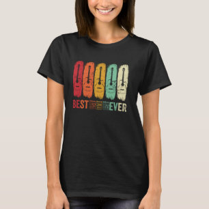 Best Guitarist Dad Ever Chord Guitar Retro Musicia T-Shirt