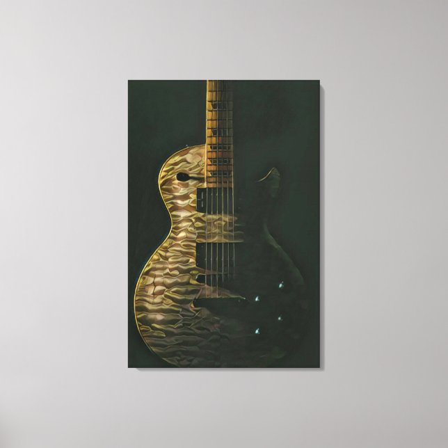 Best guitarist ever canvas print (Front)