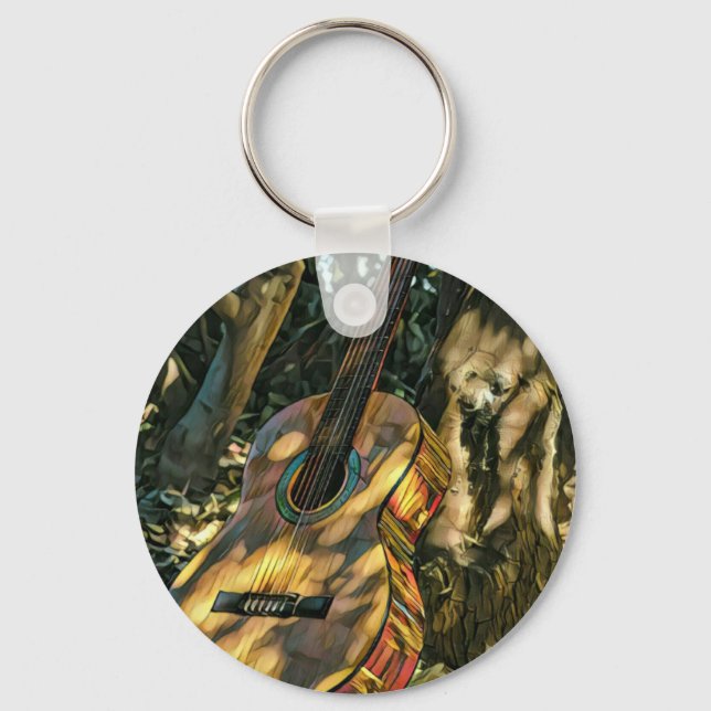 best guitarist ever key ring (Front)