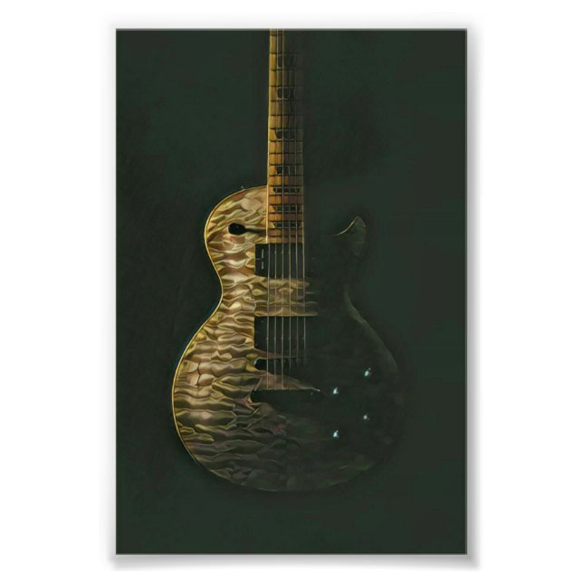 Best guitarist ever photo print (Front)