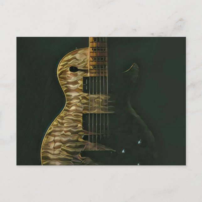 Best guitarist ever postcard (Front)