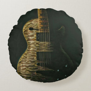 Best guitarist ever round cushion