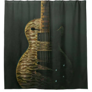 Best guitarist ever shower curtain
