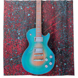 Best guitarist ever shower curtain