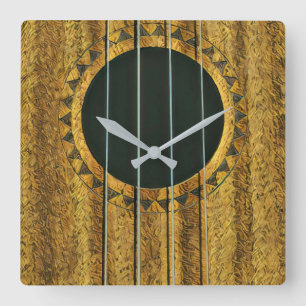 Best guitarist ever square wall clock
