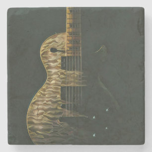 Best guitarist ever stone coaster