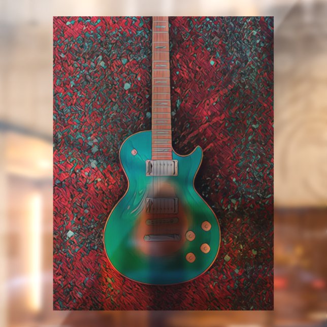 Best guitarist ever window cling (Sheet 2)