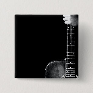 Best Guitarist Gift 15 Cm Square Badge
