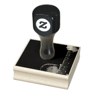 Best Guitarist Gift Rubber Stamp