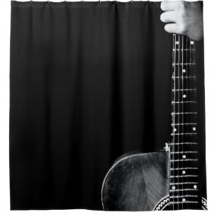 Best Guitarist Gift Shower Curtain
