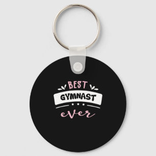 Best Gymnast Ever Gift Idea Key Ring